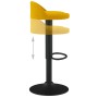 Taburetes de cocina 2 unidades terciopelo amarillo by , Kitchen stools - Ref: Foro24-333608, Price: 109,49 €, Discount: %