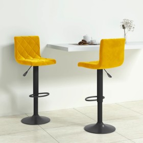 Taburetes de cocina 2 unidades terciopelo amarillo mostaza von , Küchenhocker - Ref: Foro24-333738, Preis: 130,10 €, Rabatt: %