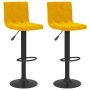 Taburetes de cocina 2 unidades terciopelo amarillo mostaza von , Küchenhocker - Ref: Foro24-333738, Preis: 130,10 €, Rabatt: %