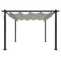 Gartenpavillon mit cremefarbenem Schiebedach 3x3 m von vidaXL, Zelte und Pavillons - Ref: Foro24-318534, Preis: 529,53 €, Rab...