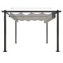 Gartenpavillon mit cremefarbenem Schiebedach 3x3 m von vidaXL, Zelte und Pavillons - Ref: Foro24-318534, Preis: 529,53 €, Rab...