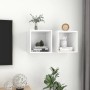 Armario de pared 2 uds madera contrachapada blanco 37x37x37 cm | Foro24.es | Tu tienda online para hogar, jardín y más Foro24.es