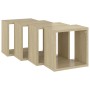 Estantes de cubo de pared 4 uds color roble 26x15x26 cm von , Regale und Regale - Ref: Foro24-807035, Preis: 38,53 €, Rabatt: %