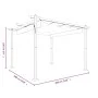 Cenador de jardín con techo retráctil color crema 3x3 m de vidaXL, Carpas y cenadores - Ref: Foro24-318534, Precio: 519,01 €,...