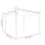 Gartenpavillon mit cremefarbenem Schiebedach 3x3 m von vidaXL, Zelte und Pavillons - Ref: Foro24-318534, Preis: 529,53 €, Rab...