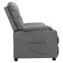Sillón reclinable de cuero sintético gris | Foro24.es | Tu tienda online para hogar, jardín y más Foro24.es