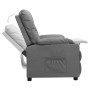 Sillón reclinable de cuero sintético gris | Foro24.es | Tu tienda online para hogar, jardín y más Foro24.es