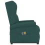 Sillón de masaje elevable tela verde oscuro de , Sillones de masaje eléctricos - Ref: Foro24-289746, Precio: 332,28 €