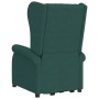 Sillón de masaje elevable tela verde oscuro by , Electric massage chairs - Ref: Foro24-289746, Price: 323,68 €, Discount: %