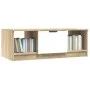Couchtisch aus Sperrholz in Weiß und Eiche, 102 x 50 x 36 cm von vidaXL, Couchtisch - Ref: Foro24-811354, Preis: 72,43 €, Rab...