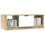Couchtisch aus Sperrholz in Weiß und Eiche, 102 x 50 x 36 cm von vidaXL, Couchtisch - Ref: Foro24-811354, Preis: 73,40 €, Rab...
