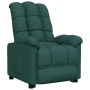 Sillón reclinable de tela verde oscuro by , Armchairs - Ref: Foro24-289802, Price: 184,55 €, Discount: %