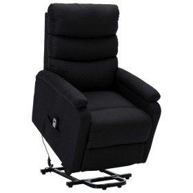 Sillón elevable tela negro