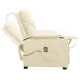 Sillón de masaje de cuero sintético crema | Foro24.es | Tu tienda online para hogar, jardín y más Foro24.es