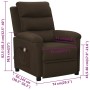 Sillón de masaje eléctrico tela marrón oscuro by , Electric massage chairs - Ref: Foro24-342356, Price: 202,92 €, Discount: %