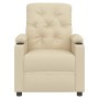 Sillón reclinable de tela crema | Foro24.es | Tu tienda online para hogar, jardín y más Foro24.es