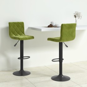Taburetes de cocina 2 uds terciopelo verde claro von , Küchenhocker - Ref: Foro24-333733, Preis: 130,73 €, Rabatt: %
