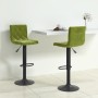 Taburetes de cocina 2 uds terciopelo verde claro by , Kitchen stools - Ref: Foro24-333733, Price: 130,73 €, Discount: %