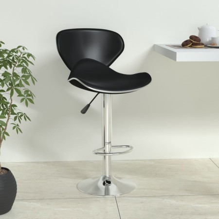 Taburete de cocina de cuero sintético negro | Foro24.es | Tu tienda online para hogar, jardín y más Foro24.es