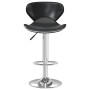 Taburete de cocina de cuero sintético negro | Foro24.es | Tu tienda online para hogar, jardín y más Foro24.es