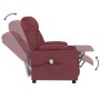 Sillón de masaje de tela rojo tinto by , Electric massage chairs - Ref: Foro24-339061, Price: 229,26 €, Discount: %