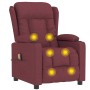 Sillón de masaje de tela rojo tinto by , Electric massage chairs - Ref: Foro24-339061, Price: 229,26 €, Discount: %