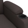 Sillón reclinable de tela marrón oscuro | Foro24.es | Tu tienda online para hogar, jardín y más Foro24.es