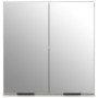 Armario de baño con espejo color gris hormigón 64x20x67 cm de vidaXL, Tocadores de baño - Ref: Foro24-811317, Precio: 93,84 €