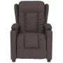 Sillón de masaje eléctrico tela marrón oscuro by , Electric massage chairs - Ref: Foro24-339063, Price: 230,35 €, Discount: %