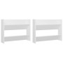 Zapateros de pared 2 uds madera contrachapada blanco 80x18x60cm von , Schuhregale und Schuhorganisatoren - Ref: Foro24-806742...