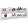 Zapateros de pared 2 uds madera contrachapada blanco 80x18x60cm von , Schuhregale und Schuhorganisatoren - Ref: Foro24-806742...