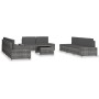 Juego de muebles de jardín 10 piezas ratán sintético gris by , Garden sets - Ref: Foro24-3054607, Price: 984,47 €, Discount: %