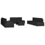 Juego de muebles de jardín 10 piezas ratán sintético negro by , Garden sets - Ref: Foro24-3054583, Price: 999,06 €, Discount: %