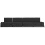 Juego de muebles de jardín 4 piezas ratán sintético negro von , Gartensets - Ref: Foro24-3054581, Preis: 391,11 €, Rabatt: %