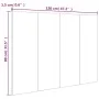 Bettkopfteil aus schwarzem Sperrholz, 120 x 1,5 x 80 cm von vidaXL, Kopf- und Fußteile - Ref: Foro24-811026, Preis: 43,67 €, ...