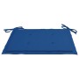 Sillas de jardín 2 uds madera de teca con cojines azul royal by , Garden chairs - Ref: Foro24-3063262, Price: 242,51 €, Disco...