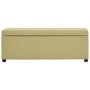 Banco con espacio de almacenaje 116 cm poliéster verde by , Benches for halls and storage - Ref: Foro24-281322, Price: 171,80...