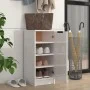 Shoe cabinet made of white glossy plywood, 30x35x70 cm by vidaXL, Shoe racks and shoe organizers - Ref: Foro24-811418, Price:...