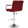 Taburetes de cocina 2 unidades cuero sintético color vino tinto von , Küchenhocker - Ref: Foro24-323629, Preis: 148,73 €, Rab...