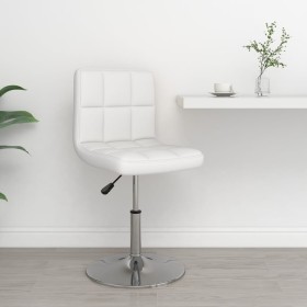 Taburete de cocina cuero sintético blanco by , Kitchen stools - Ref: Foro24-334169, Price: 87,57 €, Discount: %