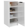 Schuhschrank aus Sperrholz weiß glänzend 30x35x70 cm von vidaXL, Schuhregale und Schuhorganisatoren - Ref: Foro24-811418, Pre...