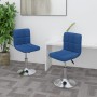 Sillas de comedor giratorias 2 unidades tela azul | Foro24.es | Tu tienda online para hogar, jardín y más Foro24.es