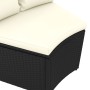 Set de sofás de jardín 5 piezas y cojines ratán sintético negro by , Garden sets - Ref: Foro24-3064908, Price: 430,11 €, Disc...