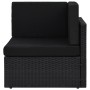 Set de muebles de jardín 6 pzas ratán sintético y cojines negro by , Garden sets - Ref: Foro24-3067135, Price: 598,65 €, Disc...