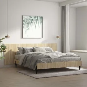 Wandkopfteil aus Sonoma-Eichensperrholz, 240 x 1,5 x 80 cm von vidaXL, Kopf- und Fußteile - Ref: Foro24-811055, Preis: 64,17 ...