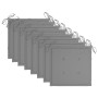 Sillas de jardín apilables 8 uds madera de teca con cojines von , Gartenstühle - Ref: Foro24-3073241, Preis: 907,14 €, Rabatt: %