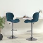 Taburetes de cocina 2 unidades terciopelo azul | Foro24.es | Tu tienda online para hogar, jardín y más Foro24.es