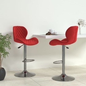 Taburetes de cocina 2 unidades terciopelo rojo tinto von , Küchenhocker - Ref: Foro24-334917, Preis: 137,32 €, Rabatt: %