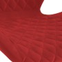Taburetes de cocina 2 unidades terciopelo rojo tinto by , Kitchen stools - Ref: Foro24-334917, Price: 137,32 €, Discount: %