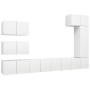 Set de muebles de salón TV 8 piezas madera de ingeniería blanco von , TV-Möbel - Ref: Foro24-3078716, Preis: 274,82 €, Rabatt: %